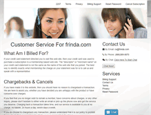 Tablet Screenshot of frinda.com